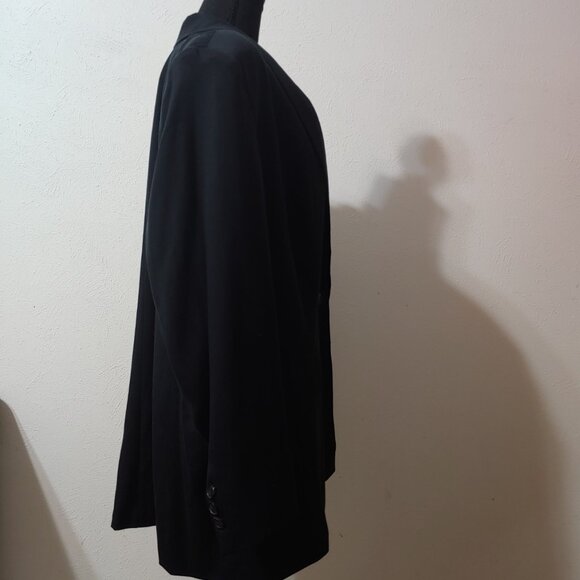 The Limited One Button Black Blazer Size 20W - Picture 3 of 11
